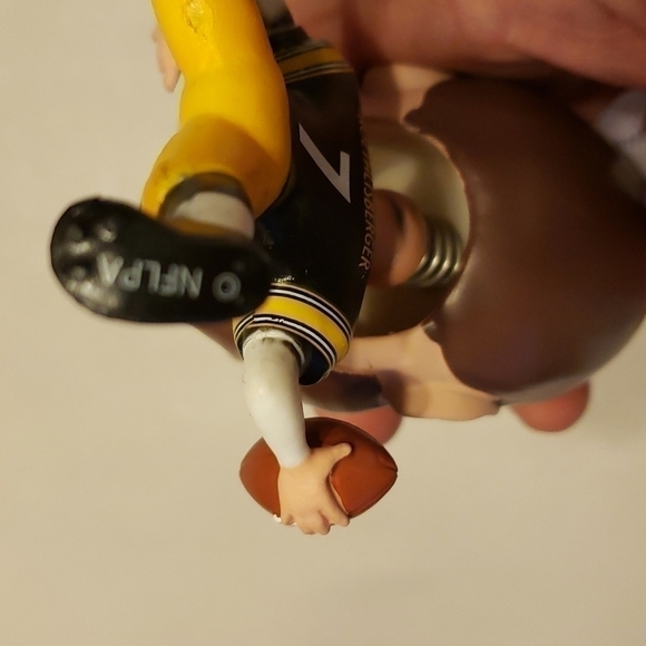 Nfl Pittsburgh Steelers Ben Roethlisberger Bobble Head Ornament NFLPA - Picture 9 of 16